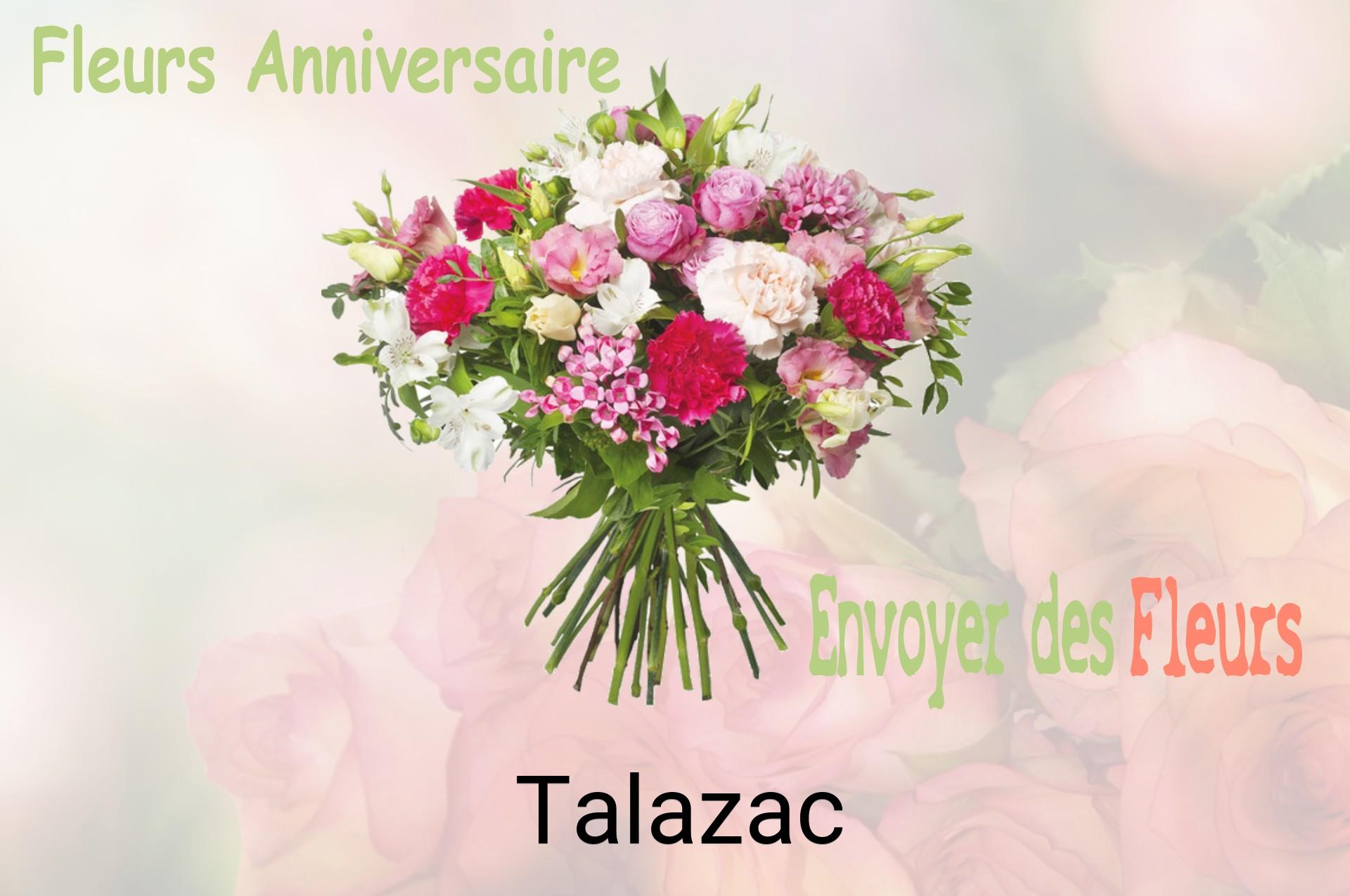 Bouquet de fleurs d’anniversaire livré à Talazac