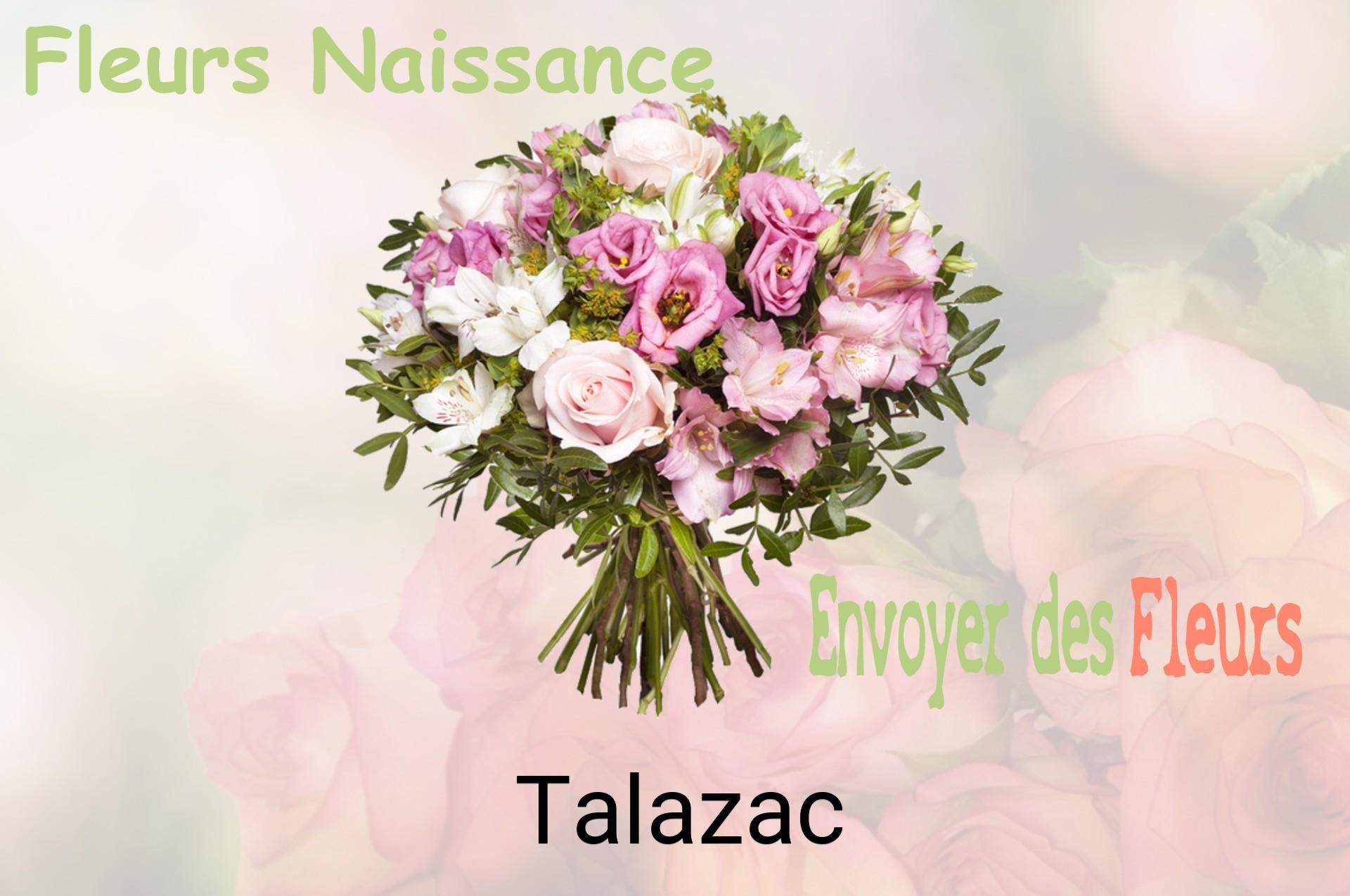 Bouquet de fleurs de naissance livré à Talazac